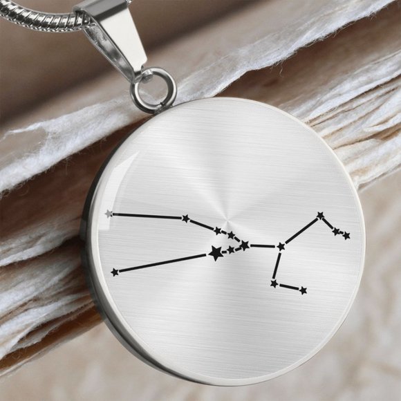 Constellation Zodiac Sign Necklace, Made to Order - Picture 3 of 4